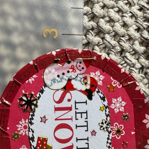 2 new 2.75”x2.75” Handmade Wooden Xmas ornaments “Merry & Bright”&”Happy…” $18 - Picture 4 of 9